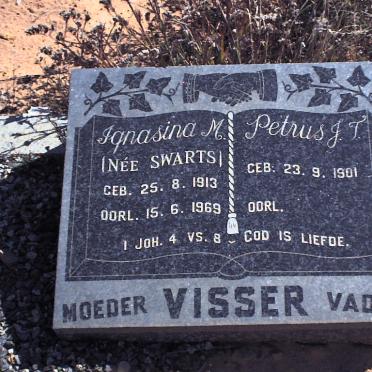 VISSER Petrus J.T. -1901 &amp; SWARTS Ignasina M. 1913-1969