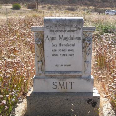SMIT Anna Magdalena nee HANEKOM 1860-1947