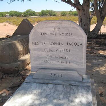 SMIT Hester Sophia Jacoba nee VISSER 1885-1918