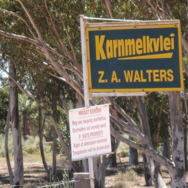 1. Ingang na die plaas Karnmelkvlei, Graaffwater