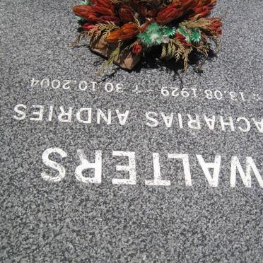 WALTERS Zacharias Andries 1929-2004