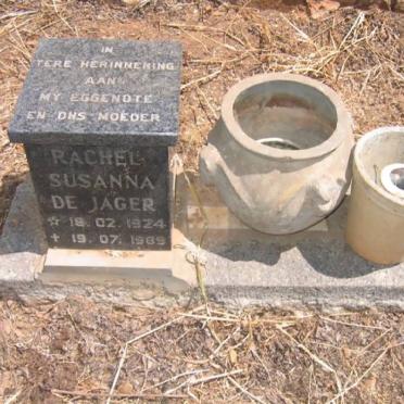 JAGER Rachel Susanna, de 1924-1989