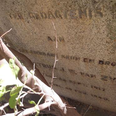 ZYL Petrus J.W., van 1917-19?0