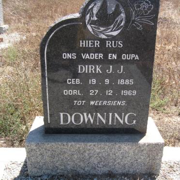 DOWNING Dirk J.J. 1885-1969