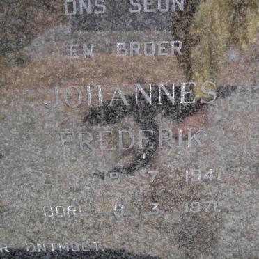 BURGER Johannes Frederik 1941-1971