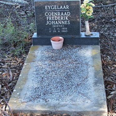EYGELAAR Coenraad Frederik Johannes 1956-1960