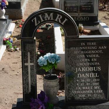 ZIMRI Jakobus Daniel 1932-2007