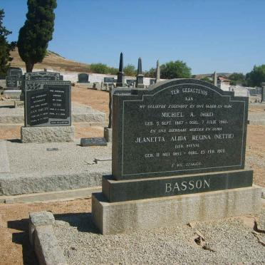 BASSON Michiel A. 1887-1960 &amp; Jeanetta Alida Regina STEYN 1893-1972