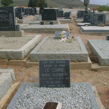 CORRE Maria Elizabeth, le 1903-1979