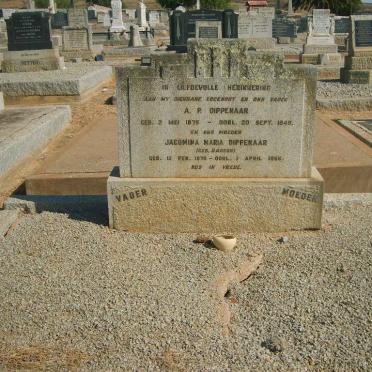 DIPPENAAR A.P. 1875-1948 &amp; Jacomina Maria BASSON 1875-1856