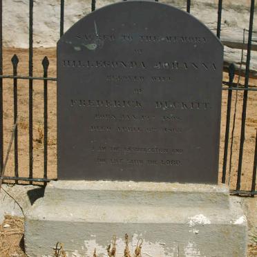 DUCKITT Hillegonada Johanna 1808-1865