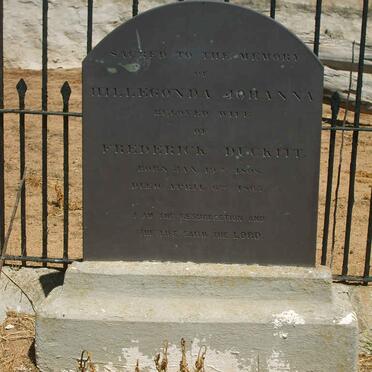 DUCKITT Hillegonada Johanna 1808-1865