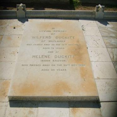 DUCKITT Wilfred -19?7 &amp; Helene BASSON -1982 :: DUCKITT Raymond -1923