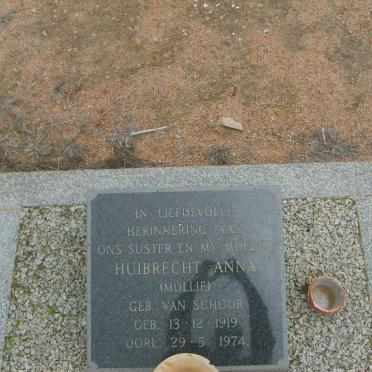 ?? Huibrecht Anna nee VAN SCHOOR 1919-1974