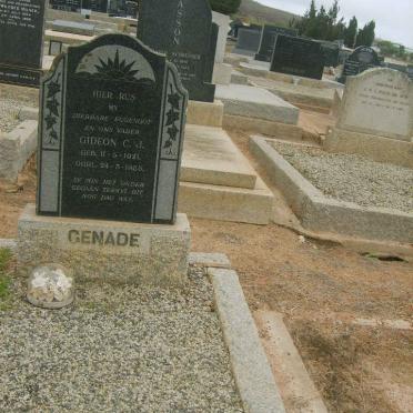 GENADE Gideon C.J. 1921-1955