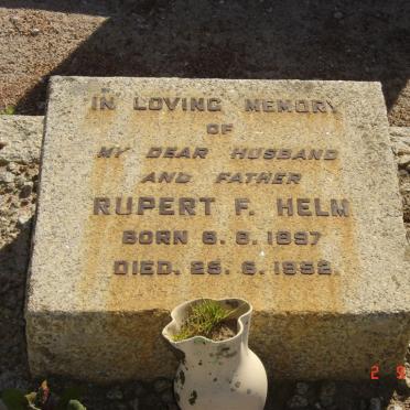 HELM Rupert F. 1897-1952