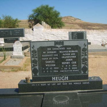 HEUGH Samuel William 1902-1984 :: COX John Henry 1934-2000