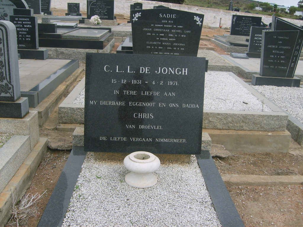 JONGH C.L.L., de 1931-1971