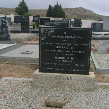 KIRSTEN Johan C.M. 1888-1969 &amp; Martha J.W. LAUBSCHER 1895-1983