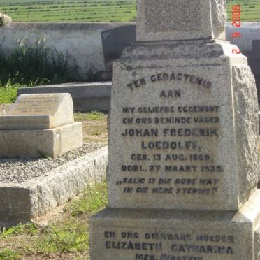 LOEDOLFF Johan Frederik 1860-1933 &amp; Elizabeth Catharina KIRSTEN 1865-1949