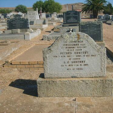 MOSTERT Petrus 1867-1943 &amp; E.C. 1875-1957
