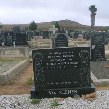 REENEN Hendrik Frederik, van 1920-1983