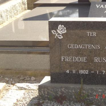 RUSSOUW Freddie 1902-1968