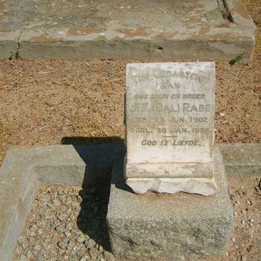 RABE J.F. 1902-1926