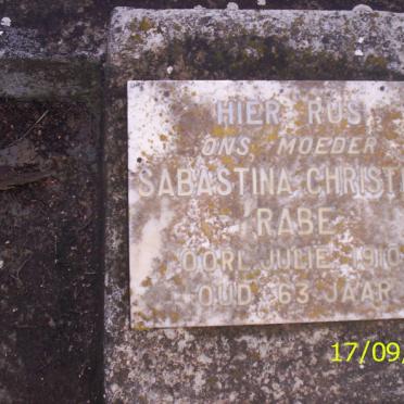 RABE Sabastina Christina -1910