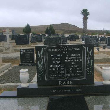 RABE Jacob Stephanus 1913-1999 &amp; Ria SMIT 1914-1985