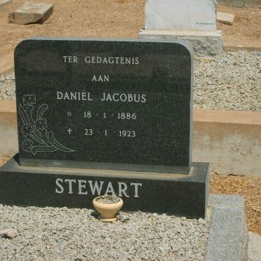 STEWART Daniël Jacobus 1886-1923