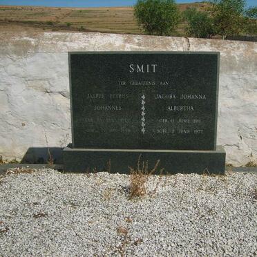 SMIT Jasper Petrus Johannes 1900-19?? &amp; Jacoba Johanna Albertha 1911-1977