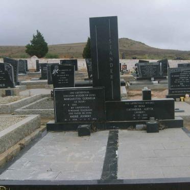 STANDER André Joubert 19?4-1992 &amp; Margaretha Cornelia LE ROUX 1930- :: STANDER Catharina Aletta nee JOUBERT 1901-1940