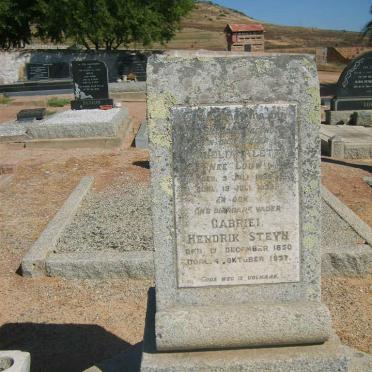STEYN Gabriel Hendrik 1850-1937 &amp; Cornelia Aletta LOUW 1858-193?