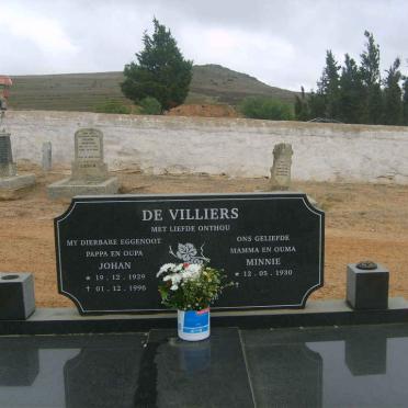 VILLIERS Johan, de 1929-1996 &amp; Minnie 1930-
