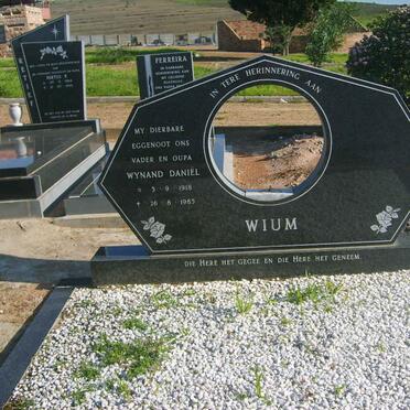 WIUM Wynand Daniel 1918-1985