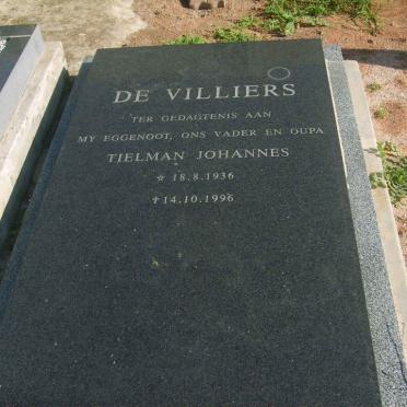 VILLIERS Tielman Johannes, de 1936-1996