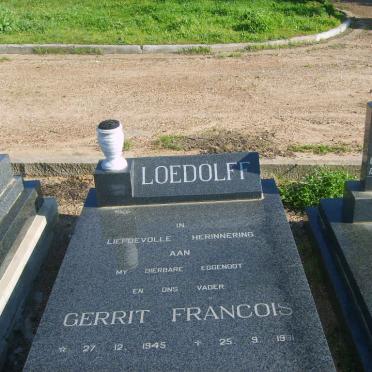 LOEDOLFF Gerrit Francois 1945-1981