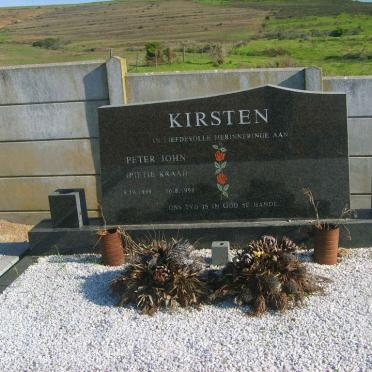 KIRSTEN Peter John 1939-1998