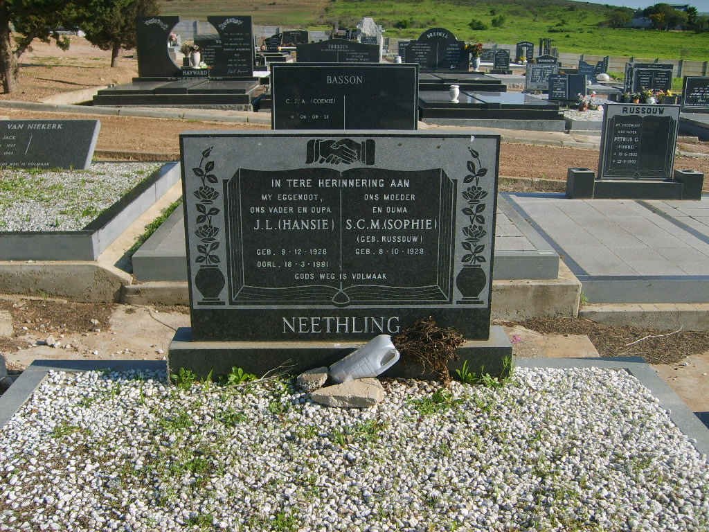 NEETHLING J.L. 1928-1981 &amp; S.C.M. RUSSOUW 1929-