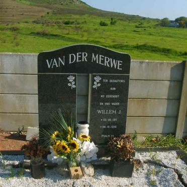 MERWE Willem J., van der 1911-1996