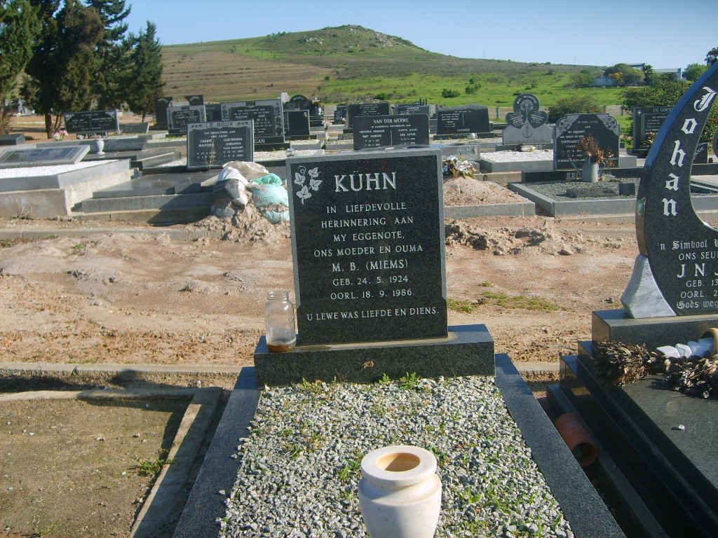 KUHN M.B. 1924-1986