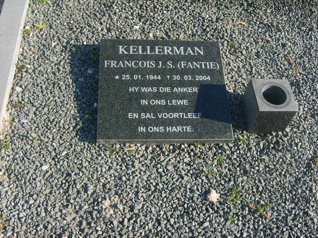 KELLERMAN Francois J.S. 1944-2004