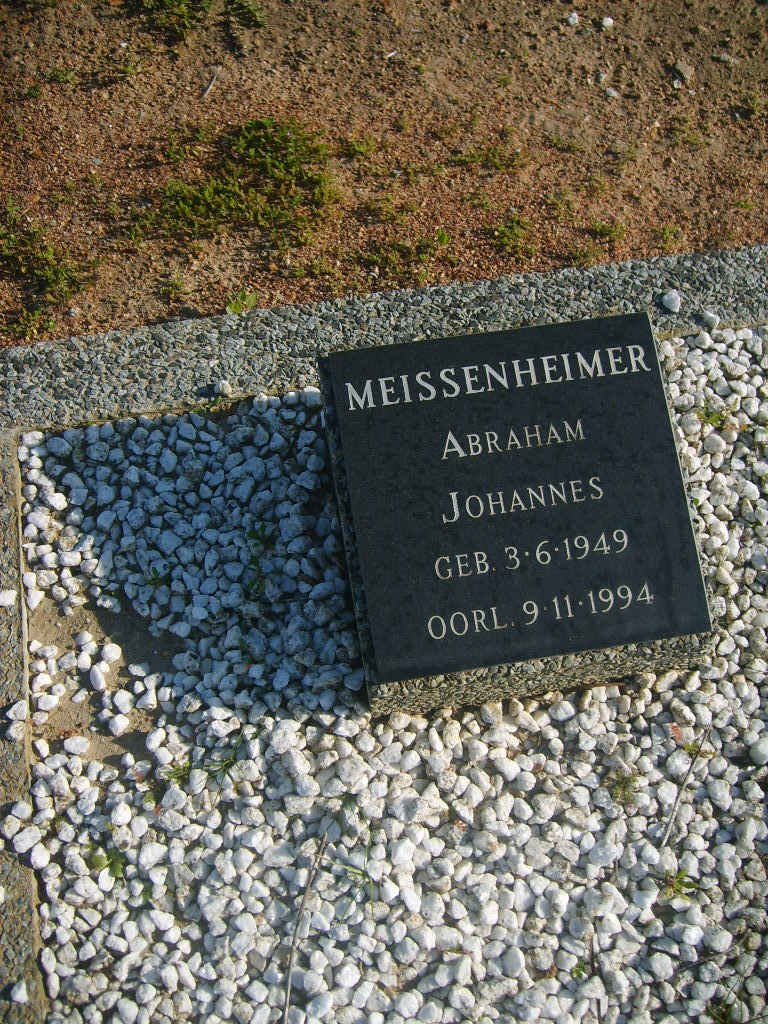 MEISSENHEIMER Abraham Johannes 1949-1994