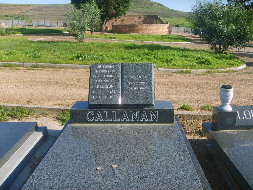 CALLANAN Allison 1973-1992