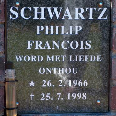 SCHWARTZ Philip Francois 1966-1998