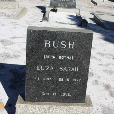 BUSH Eliza Sarah nee BOTHA 1883-1972