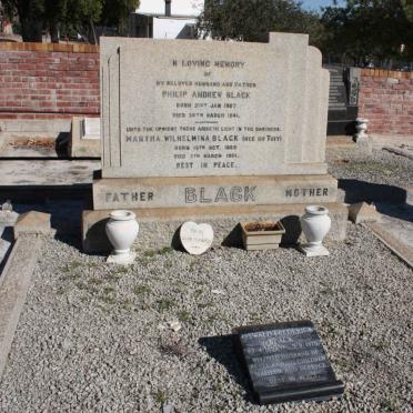 BLACK Philip Andrew 1867-1941 &amp; Martha Wilhelmina DU TOIT 1868-1961 :: BLACK Oswald Frederick 1898-1975