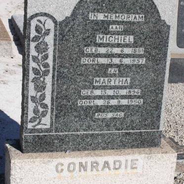 CONRADIE Michiel 1881-1957 &amp; Martha 1896-1950