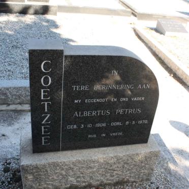 COETZEE Albertus Petrus 1906-1970